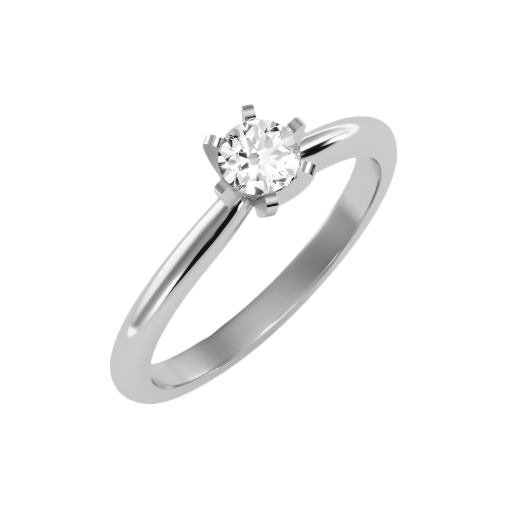 Luxuriant Solitaire Ring - Five