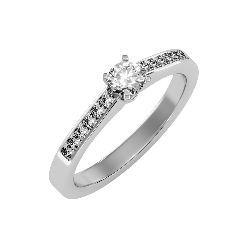 Luxurious Solitaire Ring - One