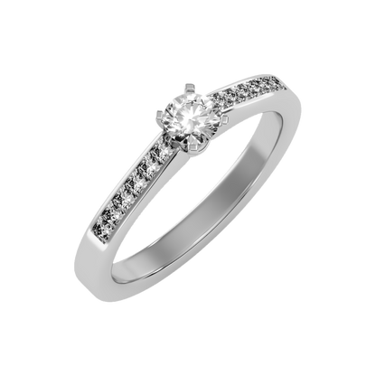 Luxurious Solitaire Ring - One