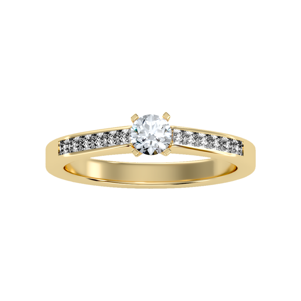 Luxurious Solitaire Ring - Ten
