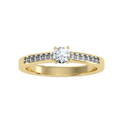 Luxurious Solitaire Ring - Ten