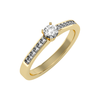 Luxurious Solitaire Ring - Nine