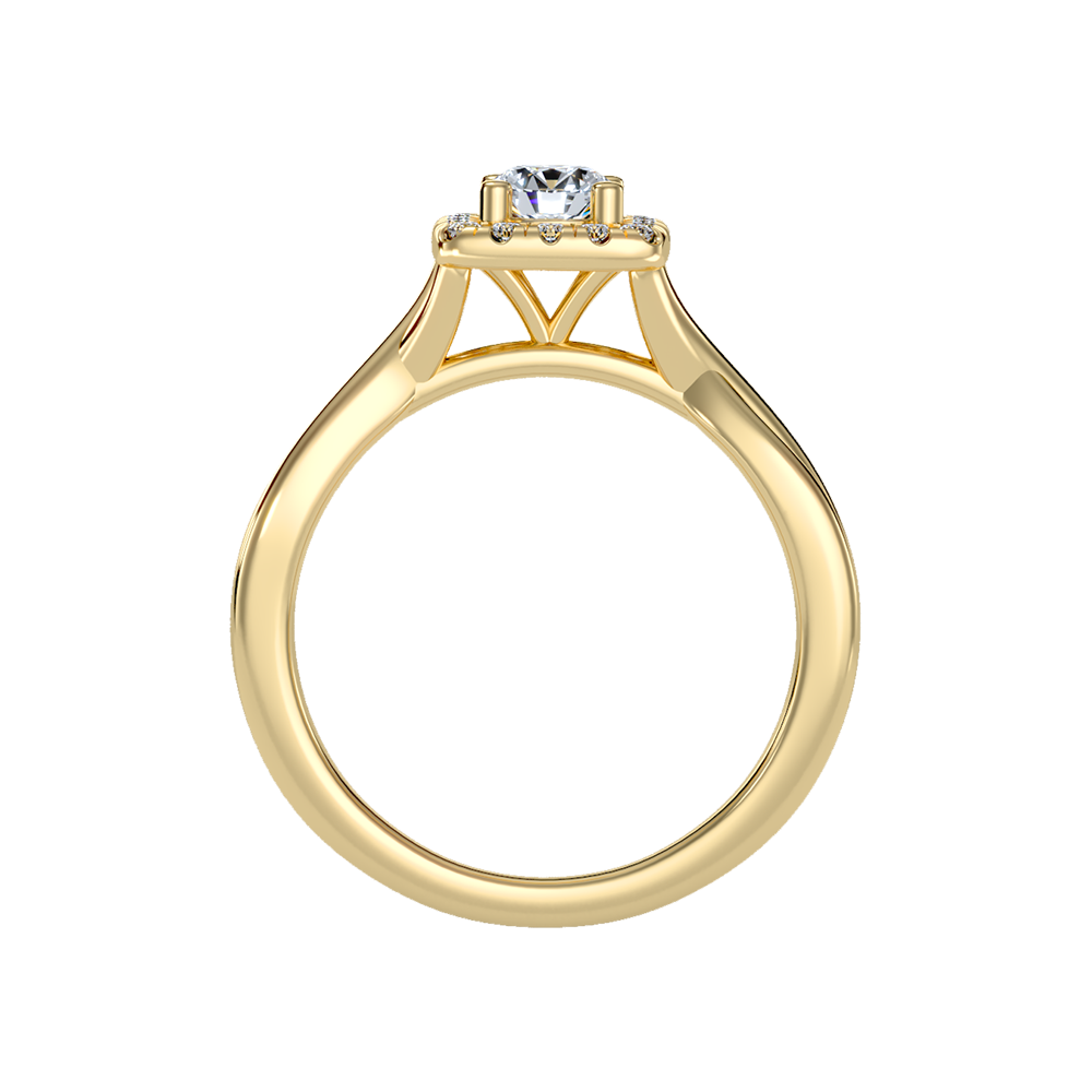 Luxury Bud Halo Ring In 925 Sterling Silver - Twelve