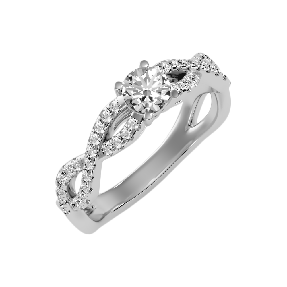 Macizo Solitaire Ring In 925 Sterling Silver - One