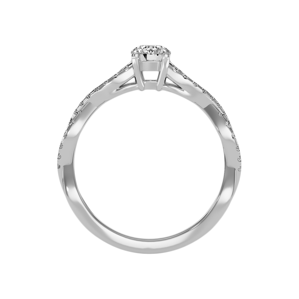 Macizo Solitaire Ring In 925 Sterling Silver - Three