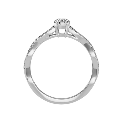 Macizo Solitaire Ring In 925 Sterling Silver - Three