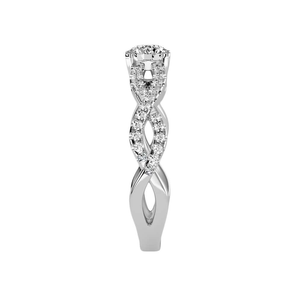 Macizo Solitaire Ring In 925 Sterling Silver - Four
