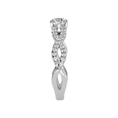 Macizo Solitaire Ring In 925 Sterling Silver - Four