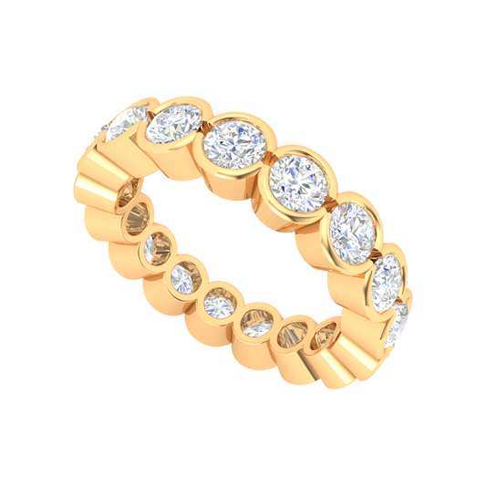 Maelys Eternity Band In 925 Sterling Silver - One