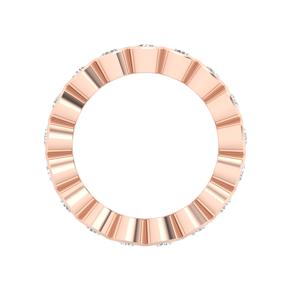 Maelys Eternity Band In 925 Sterling Silver - Ten