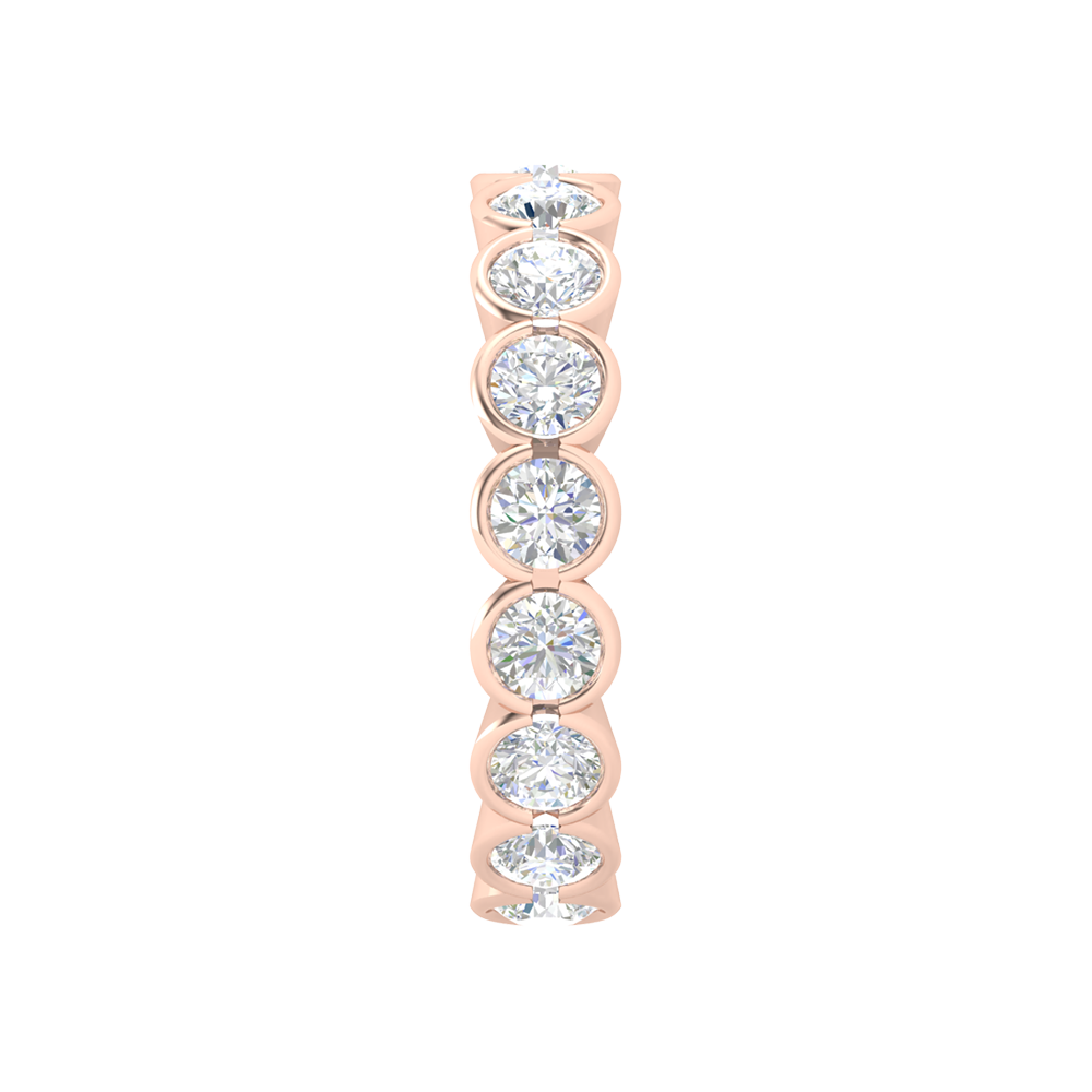 Maelys Eternity Band In 925 Sterling Silver - Twelve