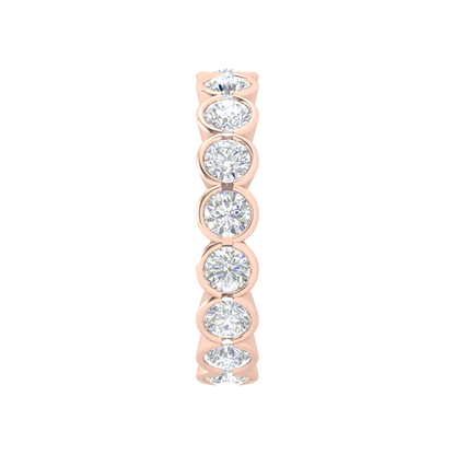 Maelys Eternity Band In 925 Sterling Silver - Twelve