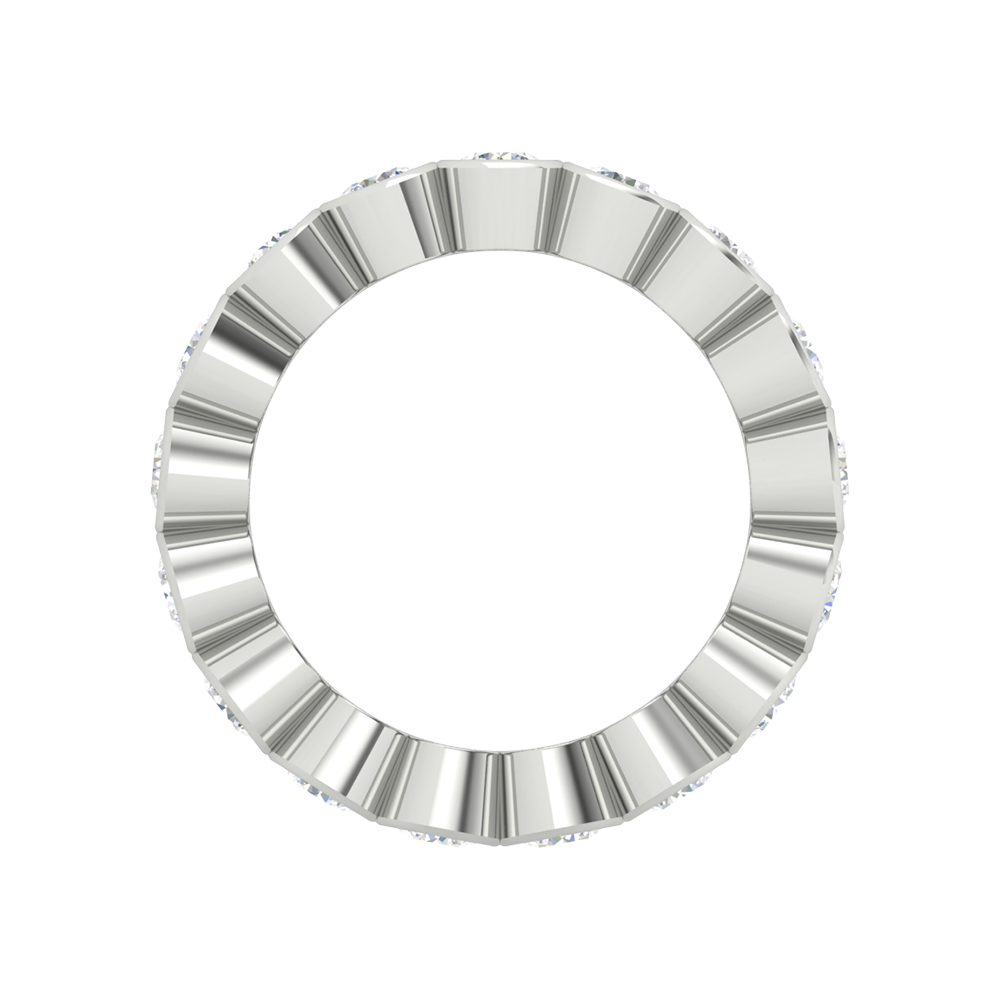 Maelys Eternity Band In 925 Sterling Silver - Eight