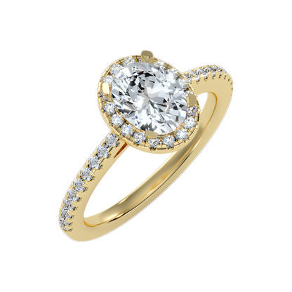 Magical Diamond Ring In 925 Sterling Silver - Nine