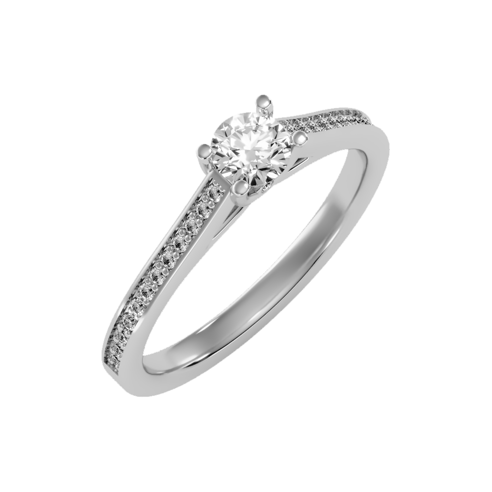 Magnetic Solitaire Ring - One