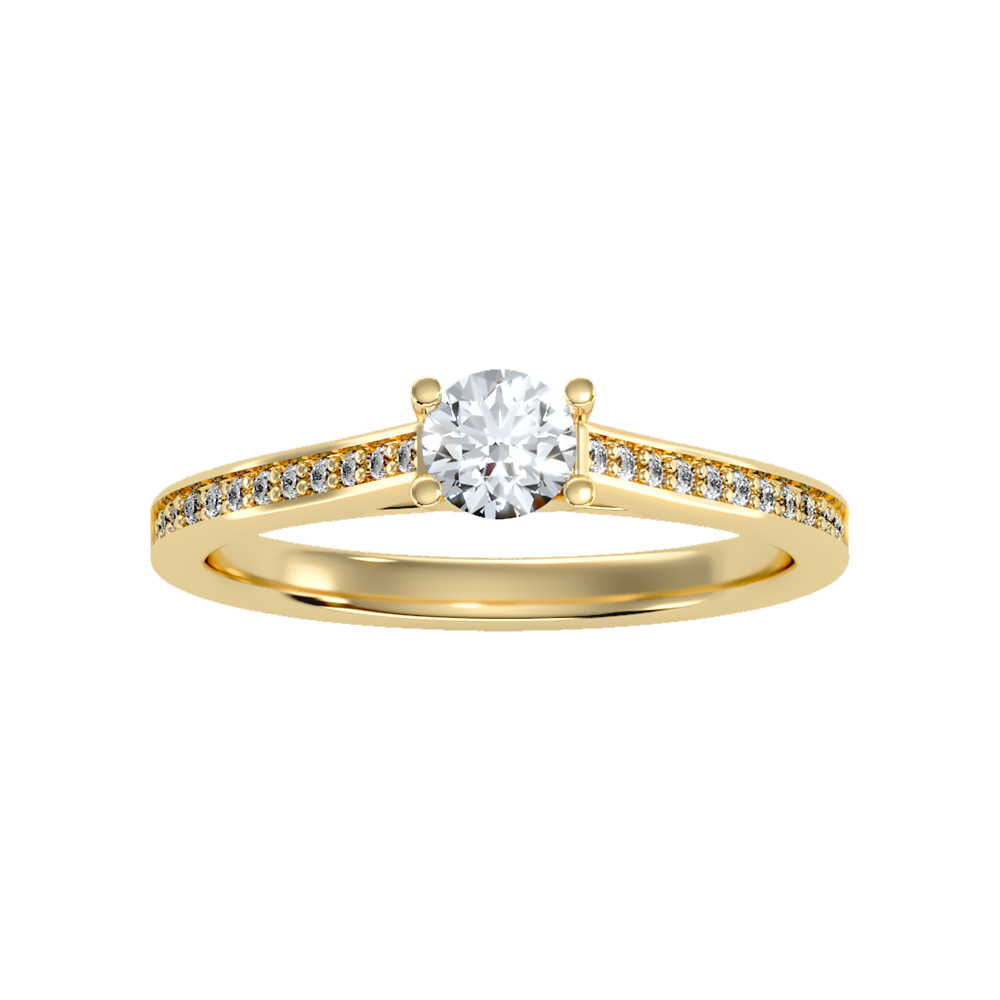 Magnetic Solitaire Ring - Ten