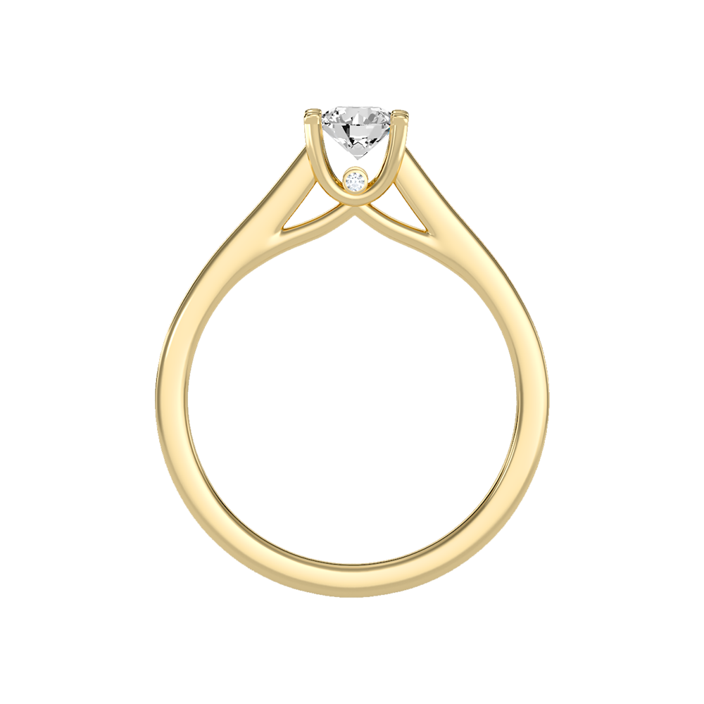 Magnetic Solitaire Ring In 925 Sterling Silver - Twelve