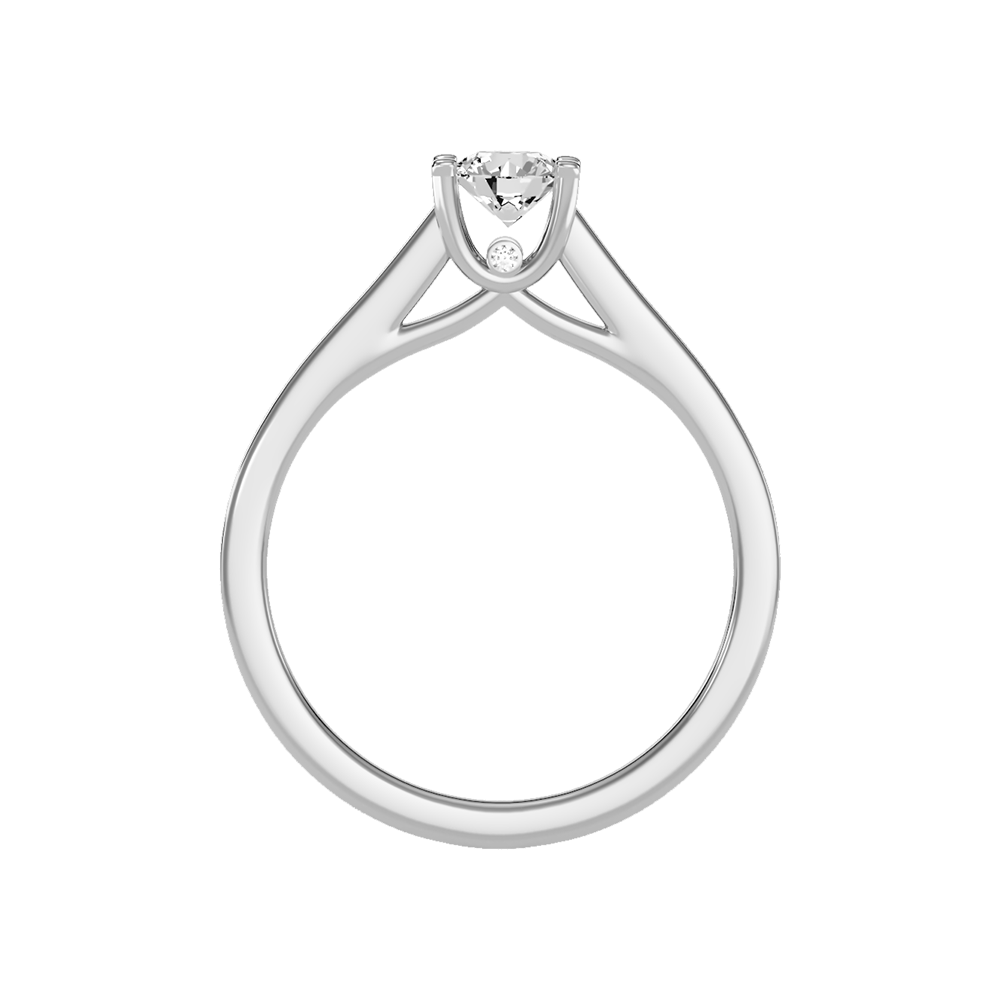 Magnetic Solitaire Ring In 925 Sterling Silver - Two