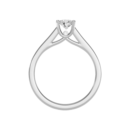 Magnetic Solitaire Ring In 925 Sterling Silver - Two