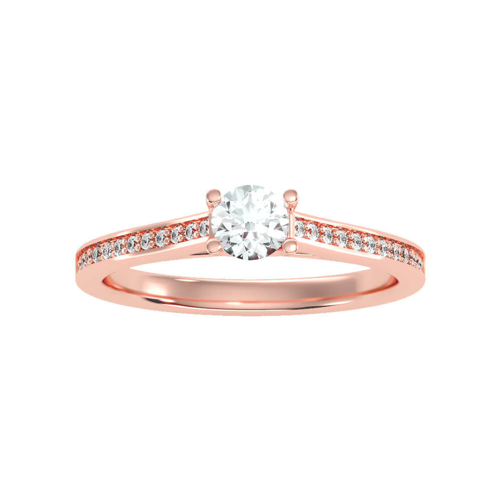 Magnetic Solitaire Ring In 925 Sterling Silver - Seven
