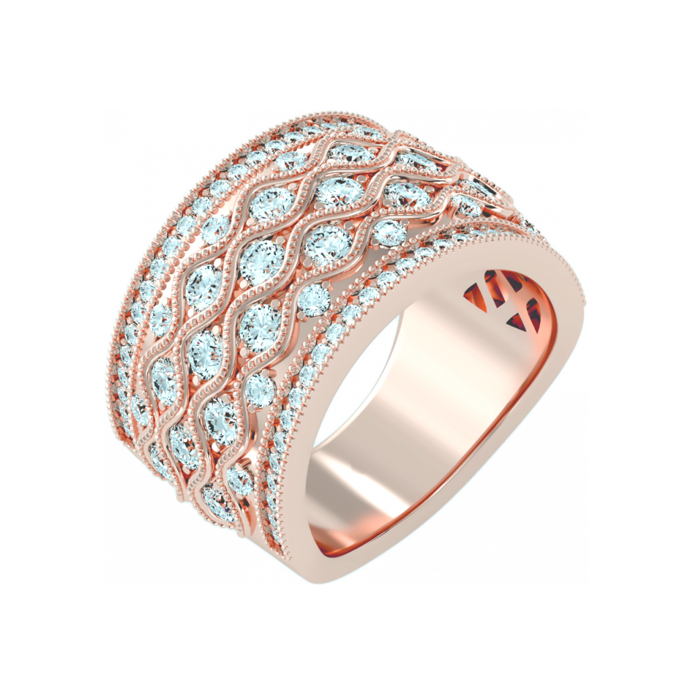 Magnificent Half Eternity Ring - Ten