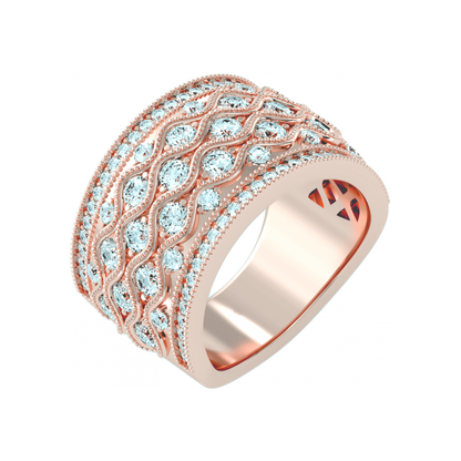 Magnificent Half Eternity Ring - Ten