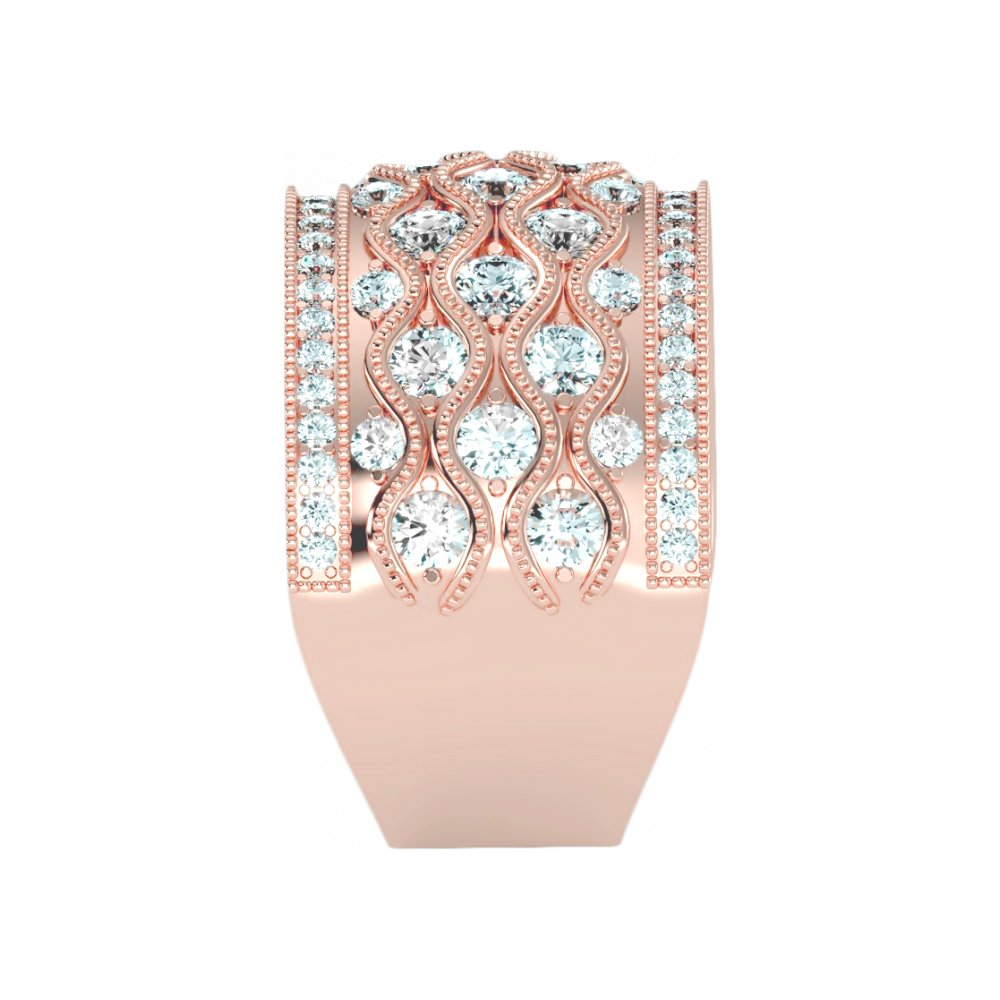 Magnificent Half Eternity Ring - Eleven