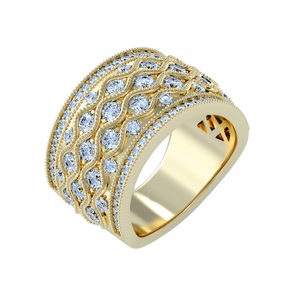 Magnificent Half Eternity Ring - Six