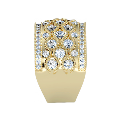 Magnificent Half Eternity Ring - Seven