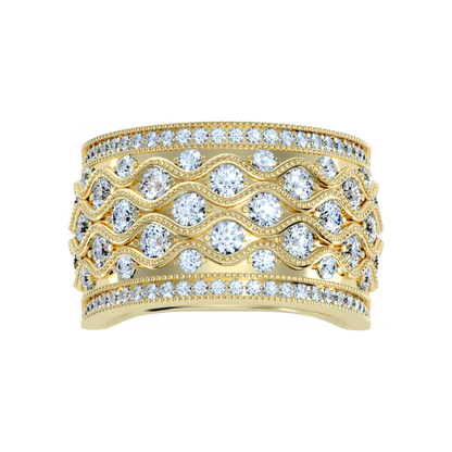 Magnificent Half Eternity Ring - Eight