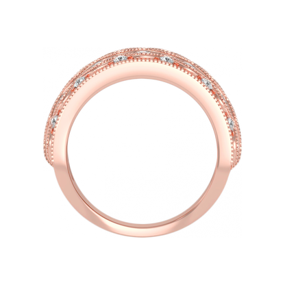 Magnificent Half Eternity Ring In 925 Sterling Silver - Nine