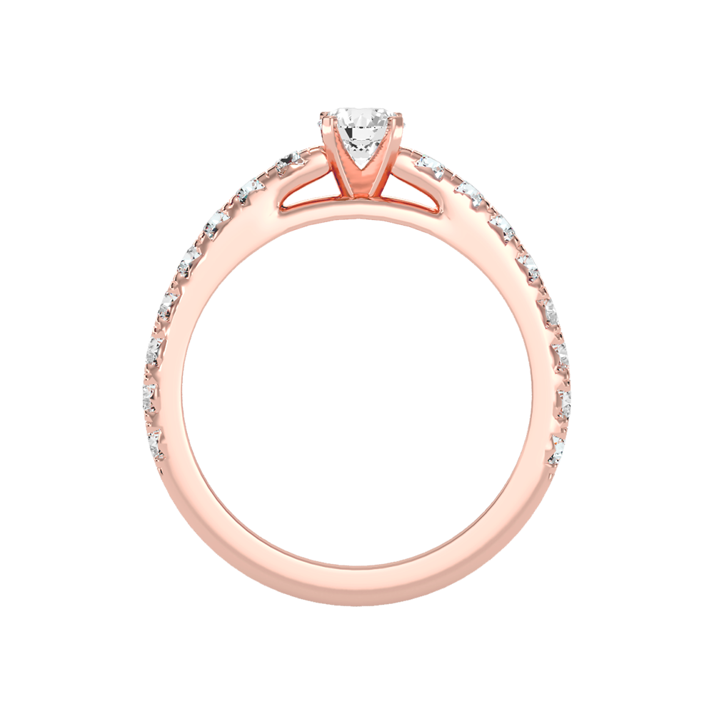 Magnificent Solitaire Ring In 925 Sterling Silver - Six