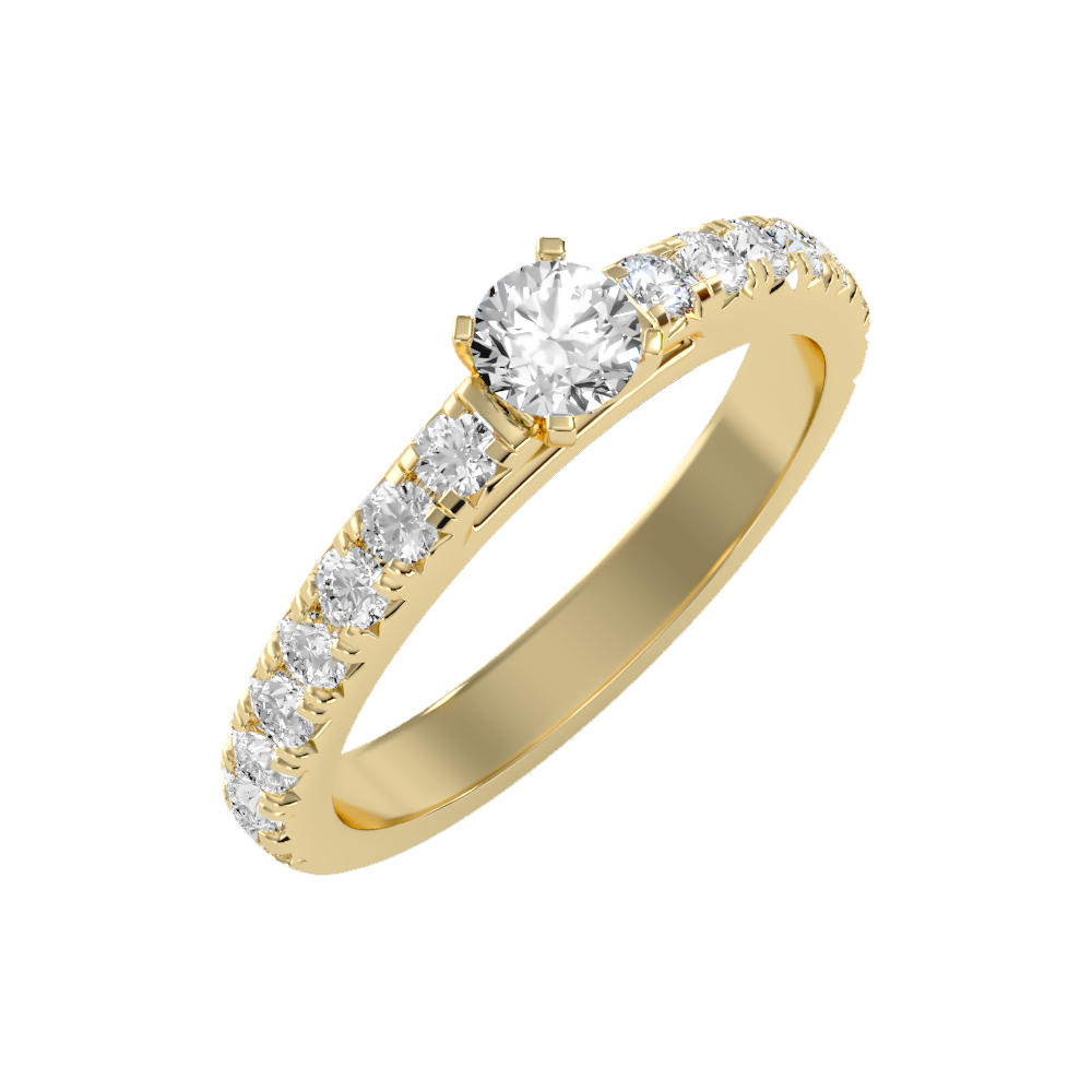 Magnificent Solitaire Ring - Nine