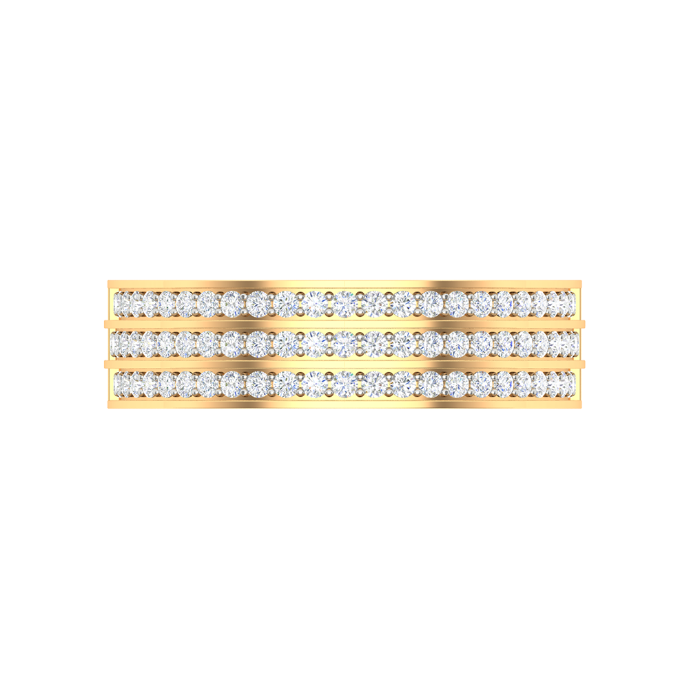 Magnificient Ring Glitter Diamond Band - Ten