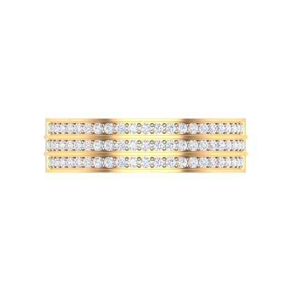 Magnificient Ring Glitter Diamond Band - Ten