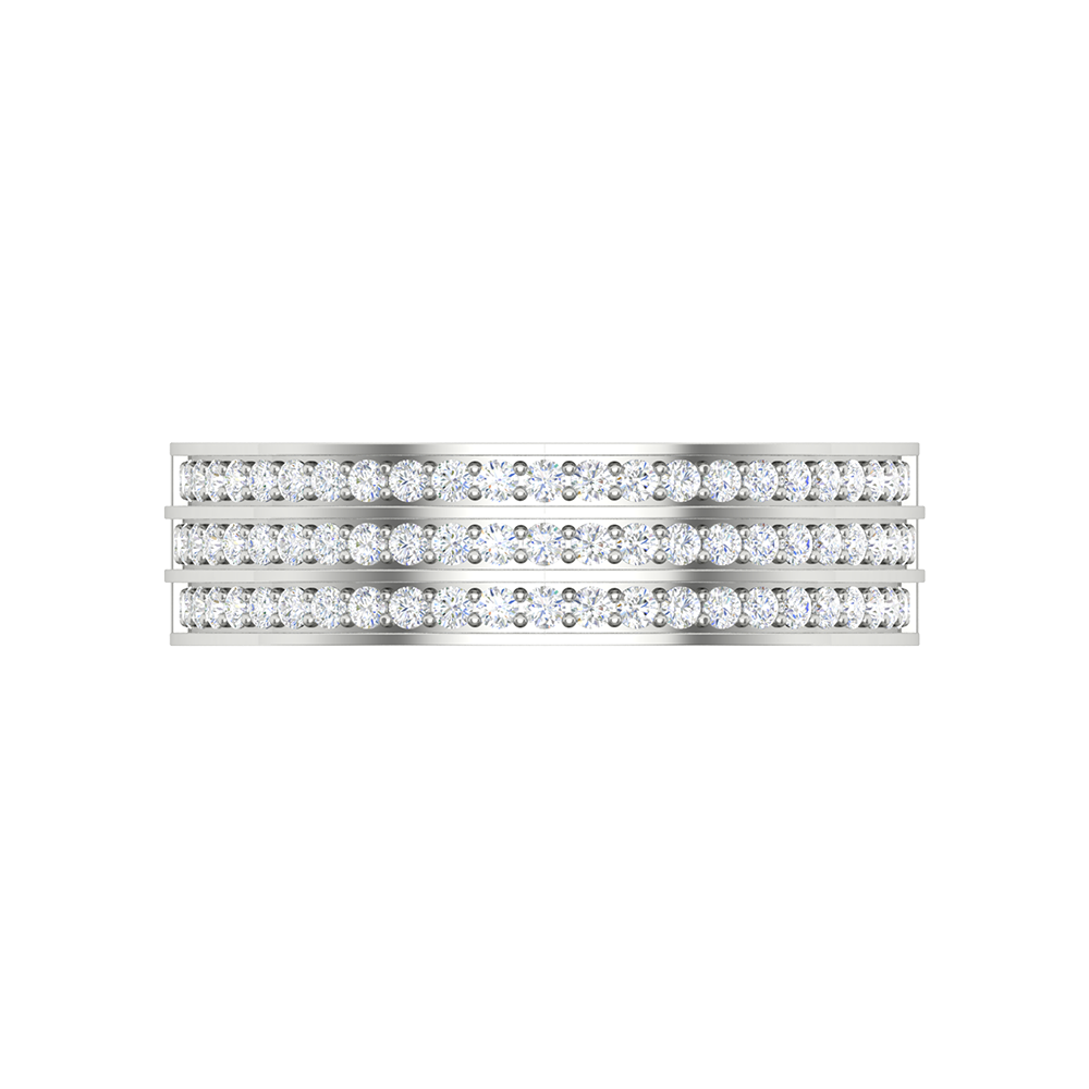 Magnificient Ring Glitter Diamond Band - Six