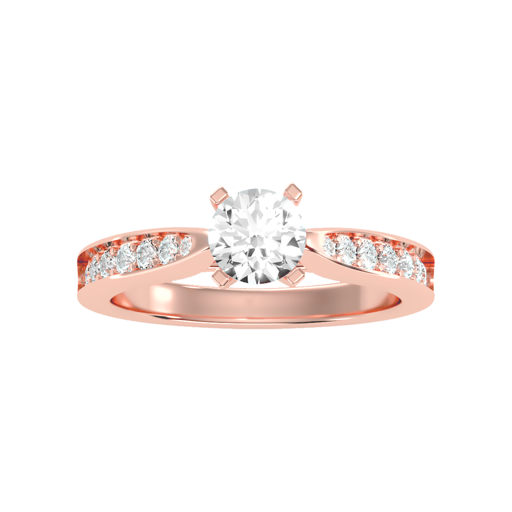 Magnific Solitaire Ring In 925 Sterling Silver - Three