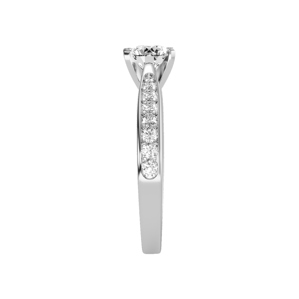 Magnific Solitaire Ring In 925 Sterling Silver - Seven