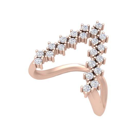 Majestic Band Half Eternity Ring - One