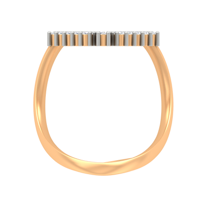 Majestic Band Half Eternity Ring - Twelve