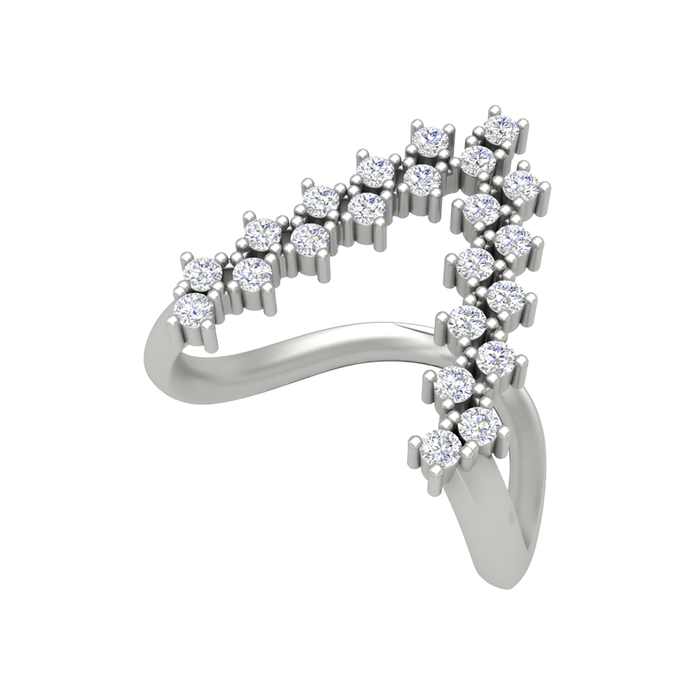 Majestic Band Half Eternity Ring - Five