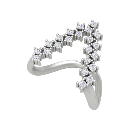 Majestic Band Half Eternity Ring - Five