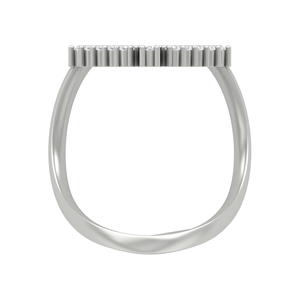 Majestic Band Half Eternity Ring - Eight
