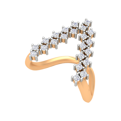 Majestic Band Half Eternity Ring In 925 Sterling Silver - Nine