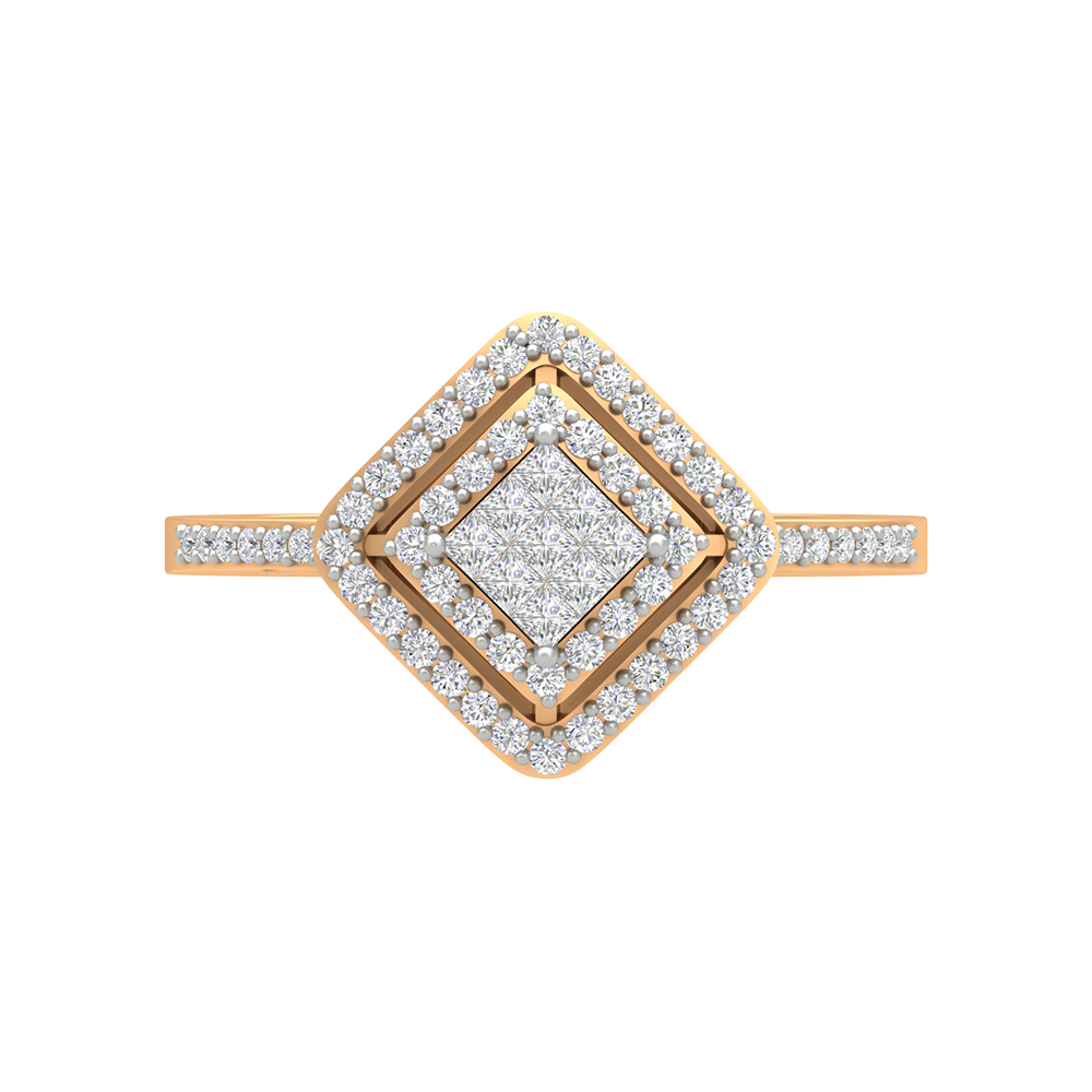 Mandala Cocktail Ring In 925 Sterling Silver - Ten