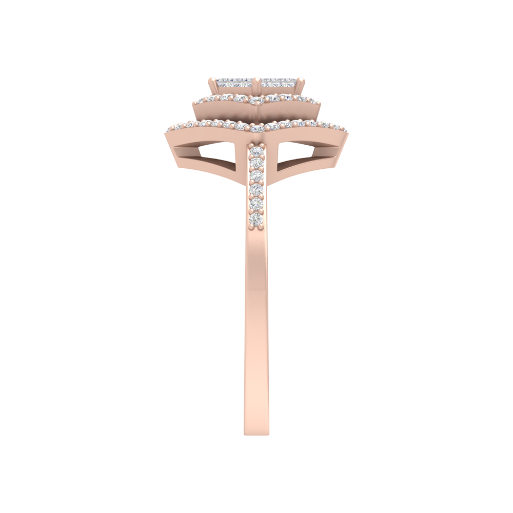 Mandala Cocktail Ring - Three