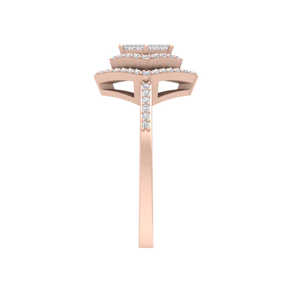 Mandala Cocktail Ring In 925 Sterling Silver - Three