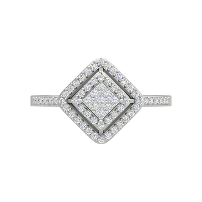 Mandala Cocktail Ring In 925 Sterling Silver - Six