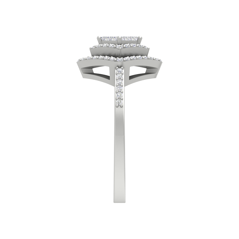 Mandala Cocktail Ring In 925 Sterling Silver - Seven