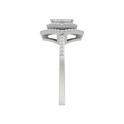 Mandala Cocktail Ring In 925 Sterling Silver - Seven